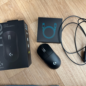 로지텍 지슈라2 블랙 프로X 슈퍼라이트2 게이밍 마우스