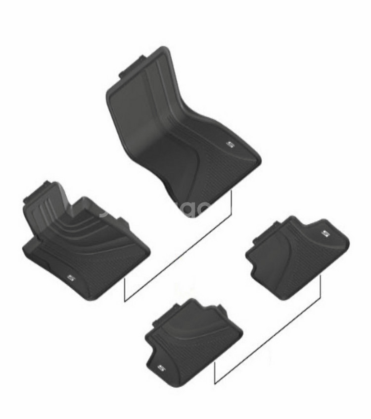 BMW 5시리즈 G30 G31 F90 순정 TPE 발매트 바닥매트--4