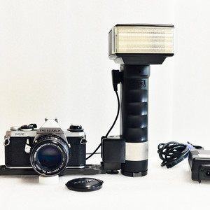 펜탁스 ME Super 필름카메라 + 플래시 세트