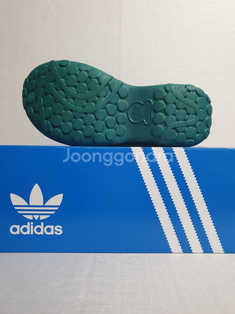 미사용 새상품 245mm 아디다스 뮬 아디폼 스탠스미스 컬리지에이트--5