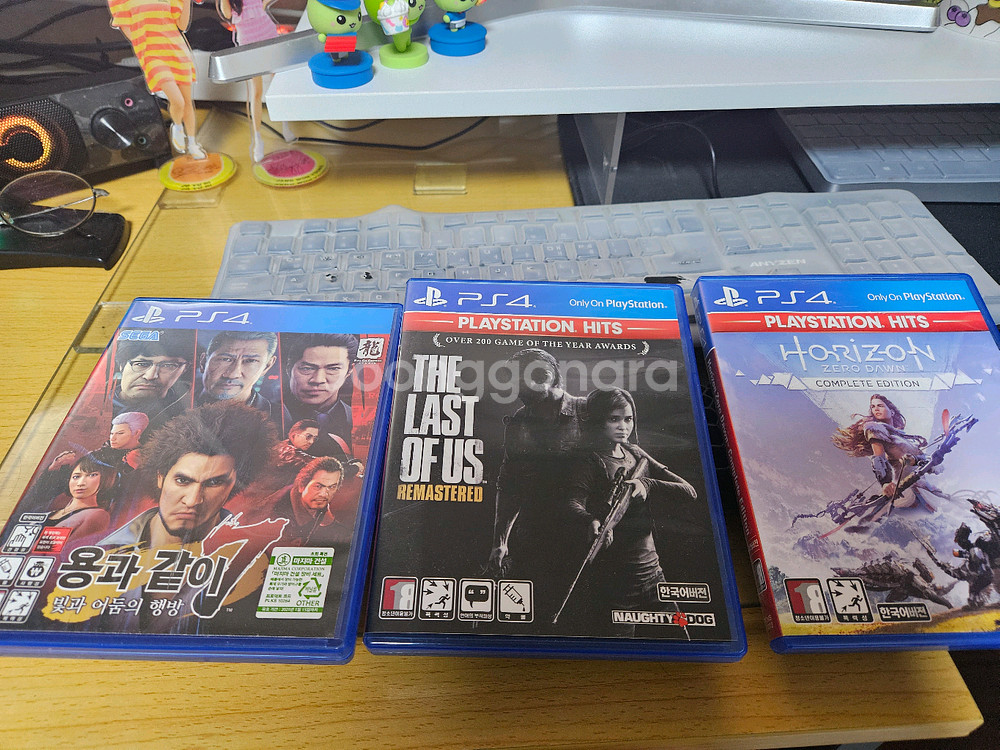 PS4 타이틀 3종(라오어1, 용과같이7, 호제던)--0