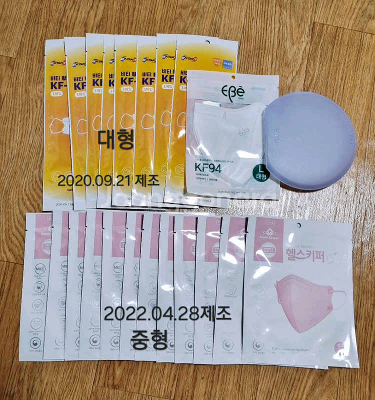 올챌린지 KF94 마스크 대형 47매(드림도 있음)--1