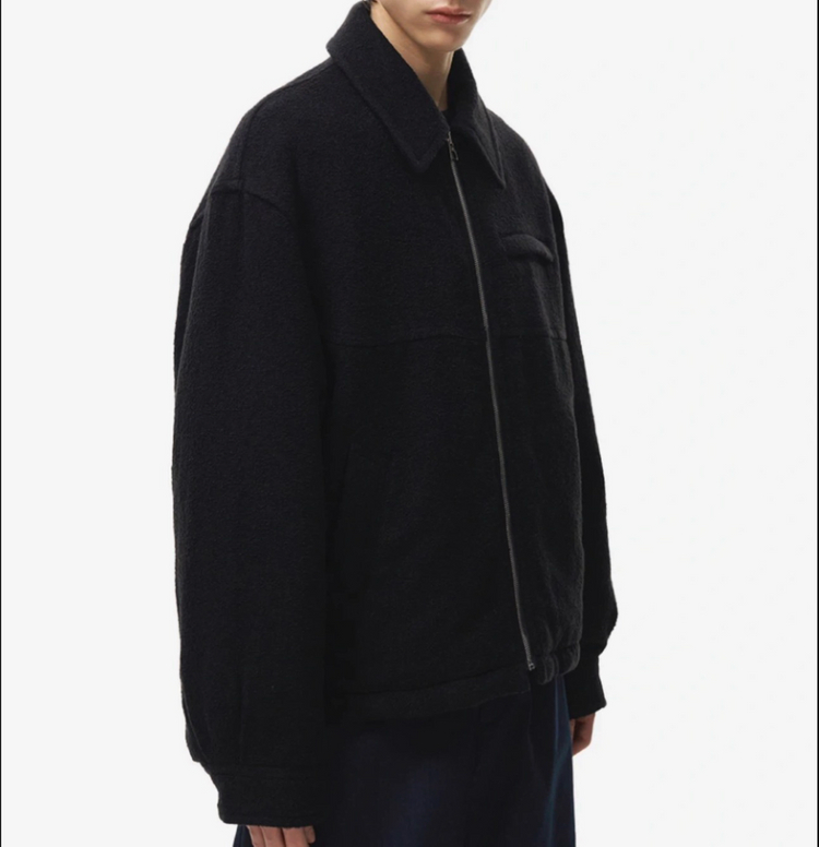 송지오 트위드 패딩 트러커 자켓--1