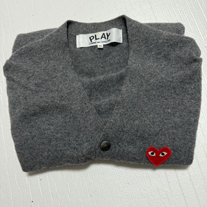 꼼데가르송 플레이 하트 가디건