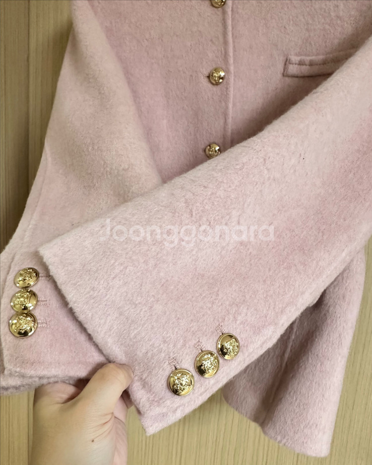 핸드메이드코트 울100프로 울코트 하객룩 출근룩--3