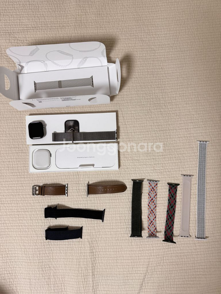 애플워치 10 티타늄 46mm 풀박스--0