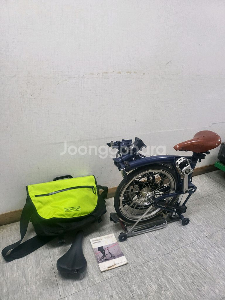 M6R 2018 브롬톤 자전거 (파란색)--0