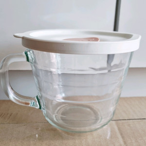 (새상품)글라스락 전자레인지용 강화유리 계란찜&죽용기 500ml