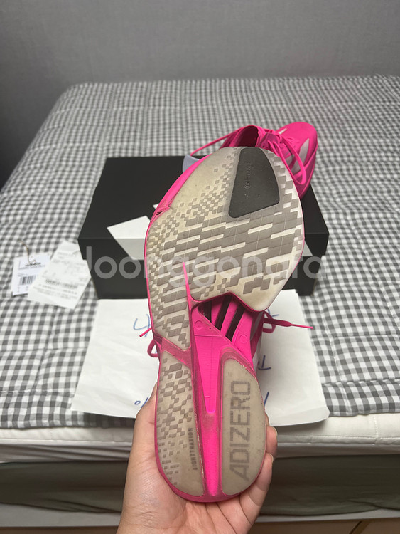 270 아디다스 아디제로 아디오스 프로 4 쇼크 핑크 제로 메탈릭--8
