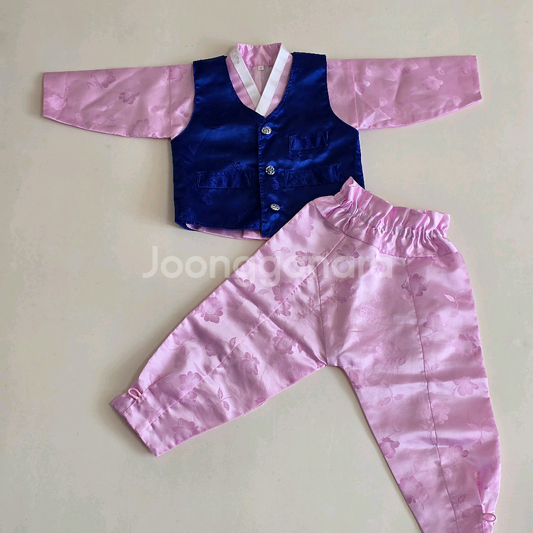 남아 돌 색동 한복 세트 일괄 2호--3