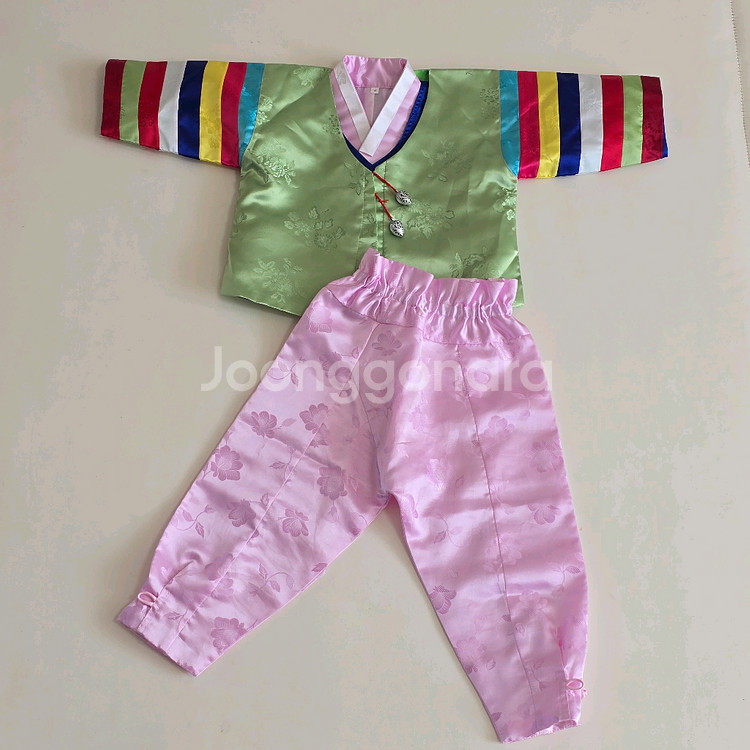 남아 돌 색동 한복 세트 일괄 2호--2