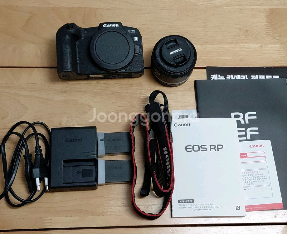 캐논 EOS RP + RF 50mm F1.8 렌즈 세트--4