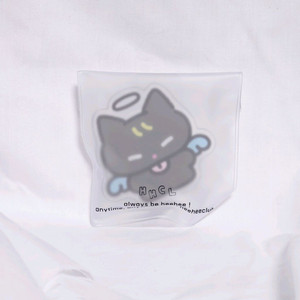 히히클럽 그립톡 스마트톡 천사 날개 검은 네코 고양이 스티커 키링 인형 아크릴