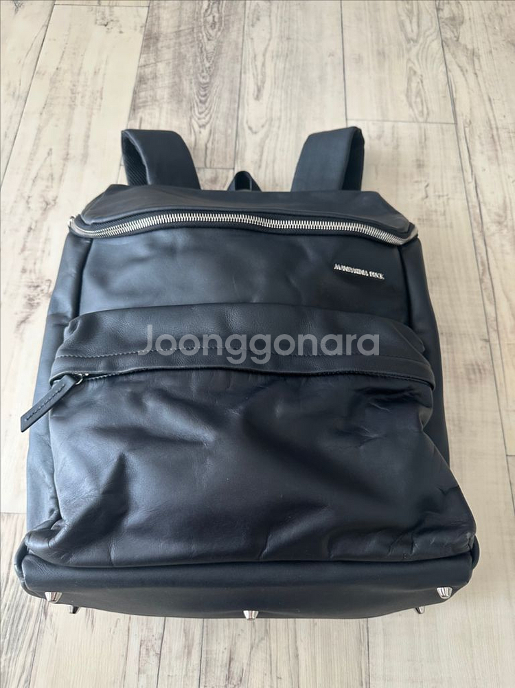 만다리나덕 가죽 백팩--0