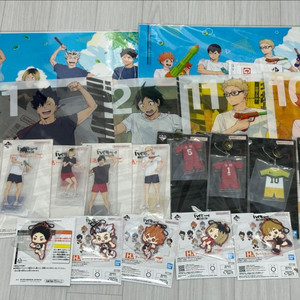 하이큐 제일복권 굿즈 모음/ 개별 구매 문의, 유니폼 단추 키링 등