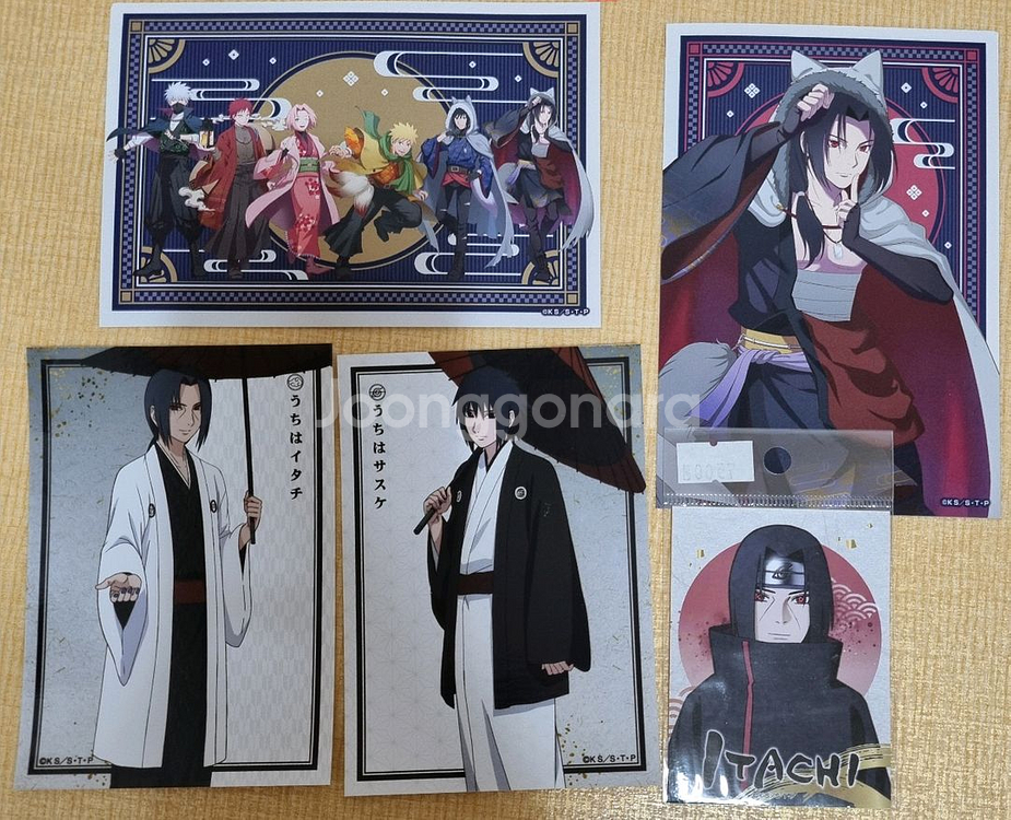 나루토 이타치 아크릴 이타치 굿즈, 사스케 굿즈 일괄--4