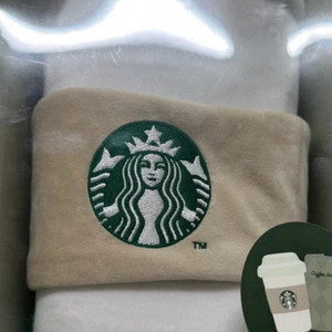 스타벅스 오텀 매트 파우치 담요 미사용 새제품