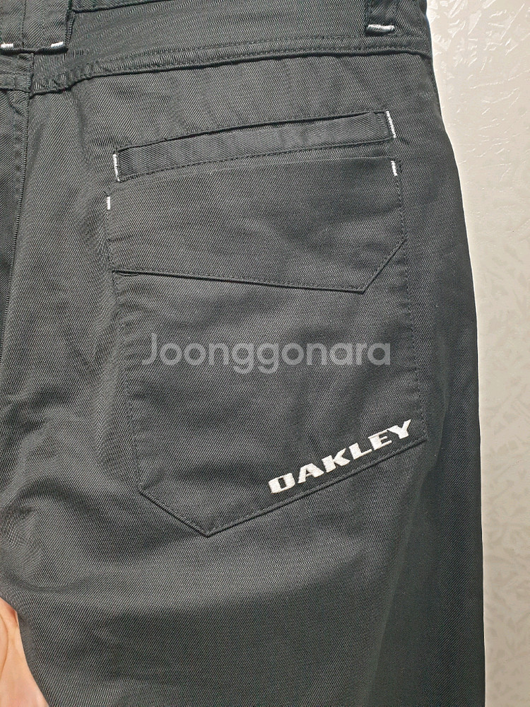 [남34] 오클리 블랙 남성 스판 바지--5