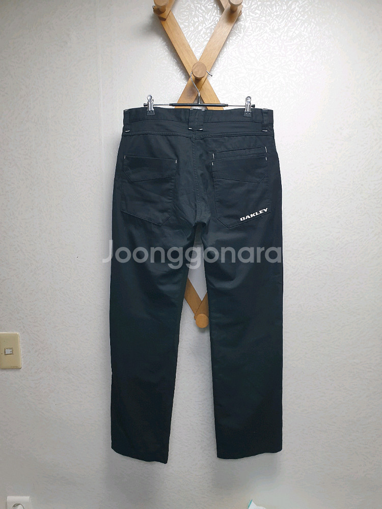 [남34] 오클리 블랙 남성 스판 바지--6