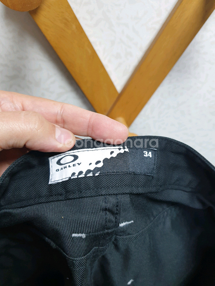 [남34] 오클리 블랙 남성 스판 바지--7