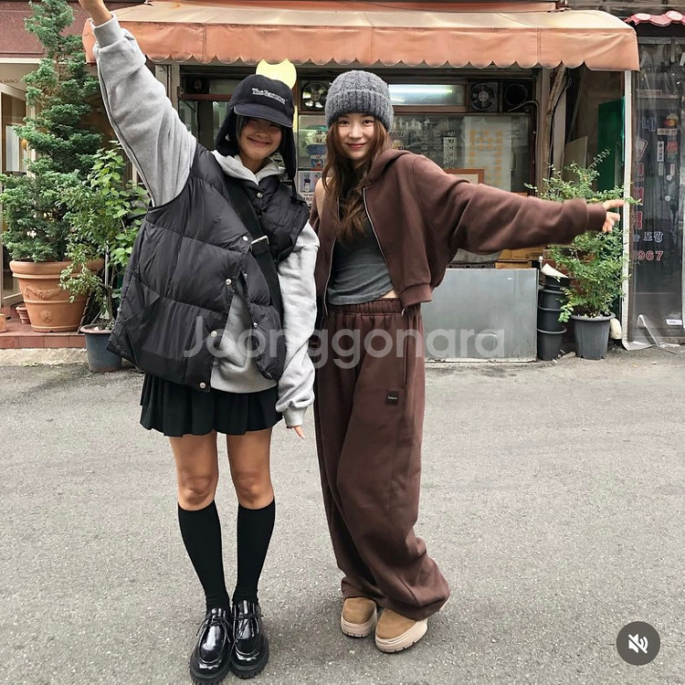 더바넷 코튼 바지 후디 세트--1