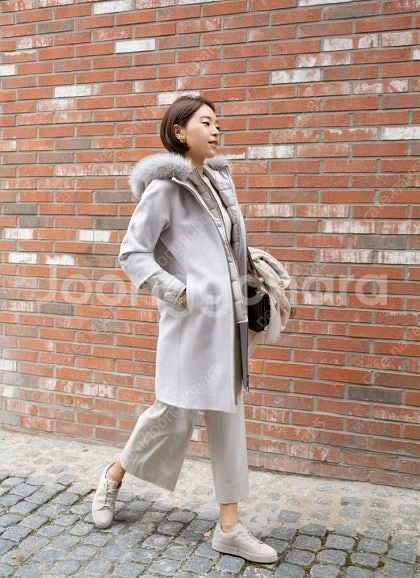 몽또또 코트 Detachable Virgin Wool Coat s사이즈--0