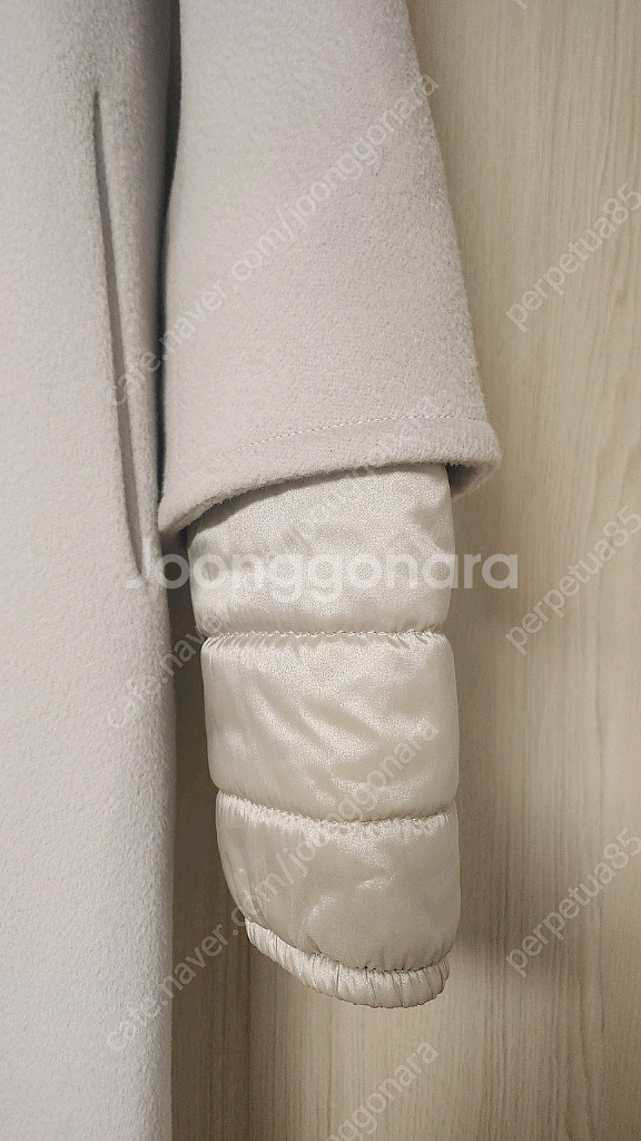 몽또또 코트 Detachable Virgin Wool Coat s사이즈--3