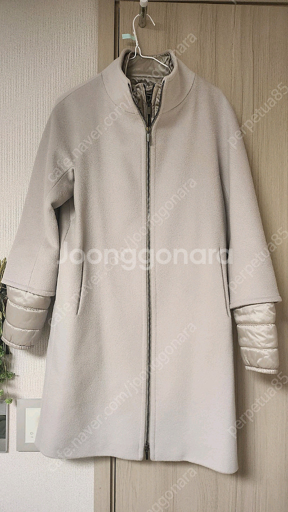 몽또또 코트 Detachable Virgin Wool Coat s사이즈--2