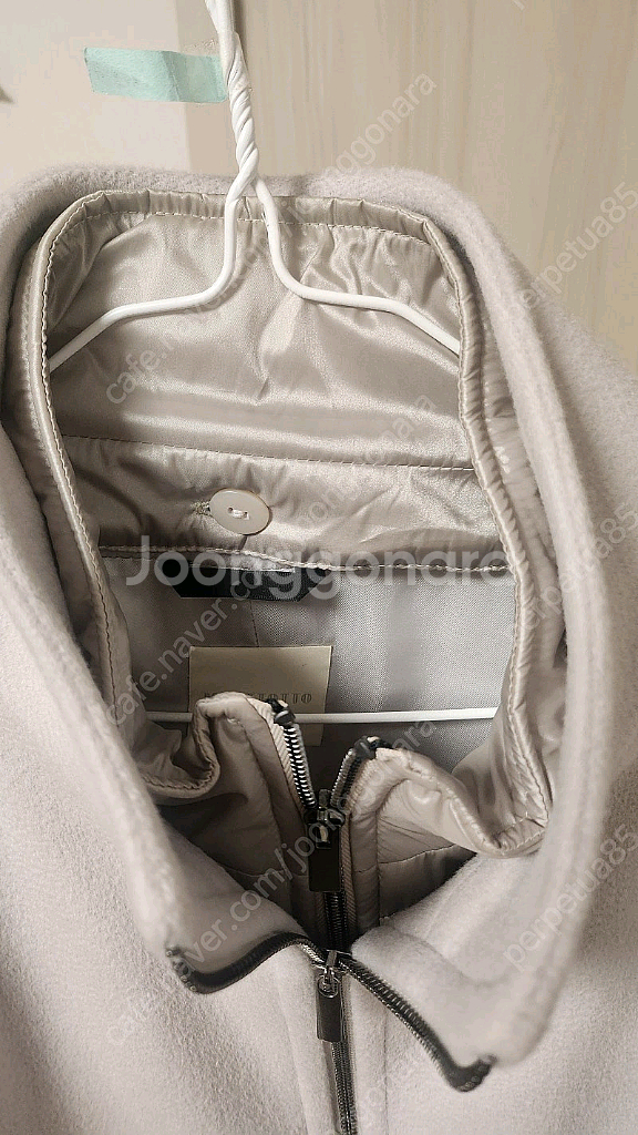 몽또또 코트 Detachable Virgin Wool Coat s사이즈--5