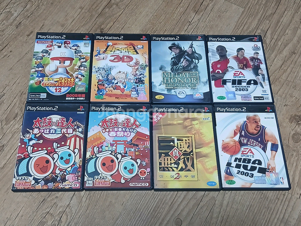 PS2 플스2 게임 타이틀 8종 일괄 싸게 판매합니다--0