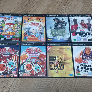 PS2 플스2 게임 타이틀 8종 일괄 싸게 판매합니다