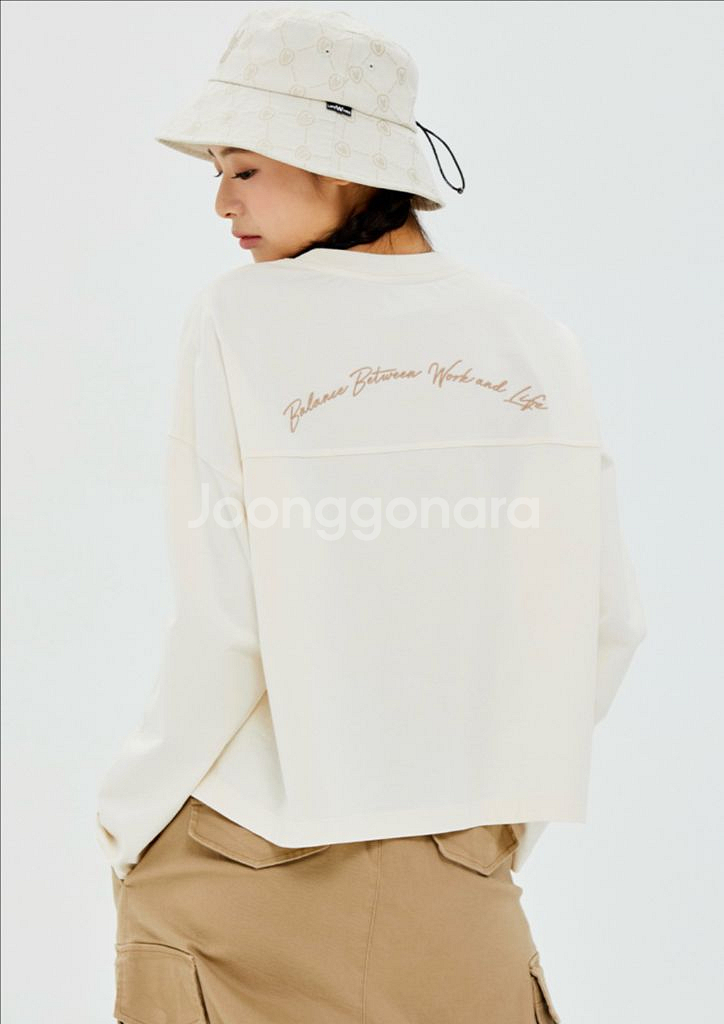 [새상품] 라이프워크 여성 라독페이스 긴팔 숏 티셔츠--1