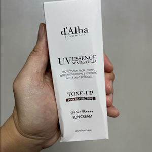 (새상품) 달바 워터풀 톤업 선크림 핑크