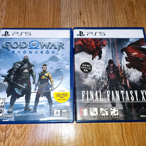 PS5 파판16, 갓오브워 라그나로크 일괄 택포 5.3팜