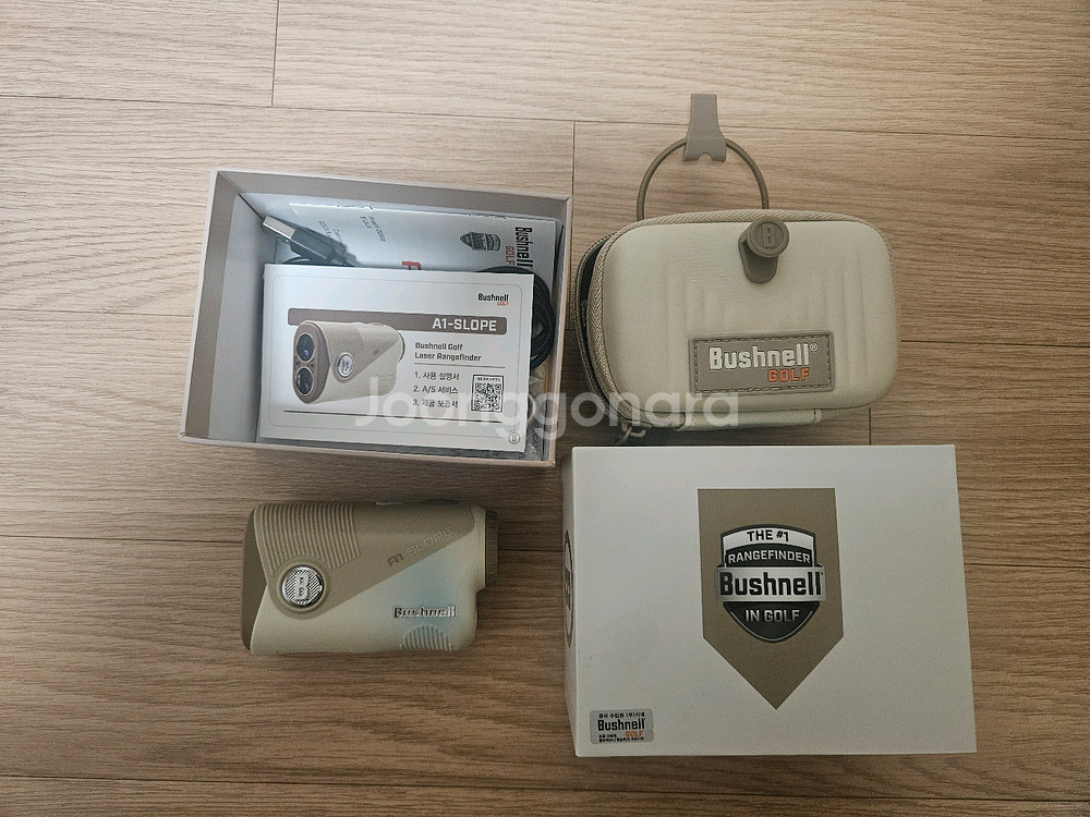 부쉬넬 A1 슬로프 골프 거리측정기 베이지색 풀박스(카네정품)--0
