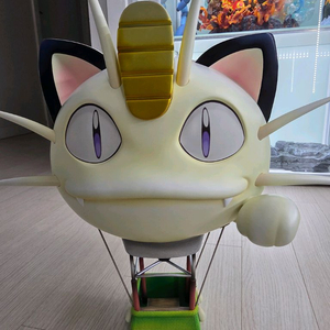 포케하우스 냐옹이 열기구 포켓몬 레진