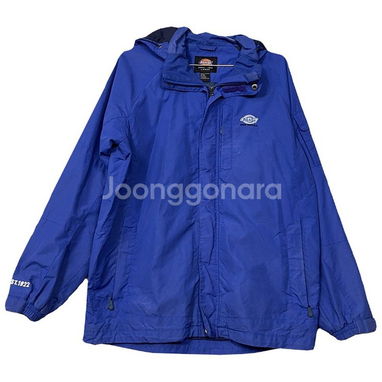 디키즈 블루 로고 기능성 바람막이 L(100)--0