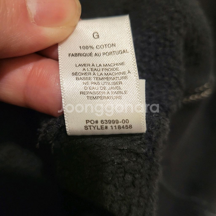 스투시 콘트라스트 스티치 맨투맨 L--7