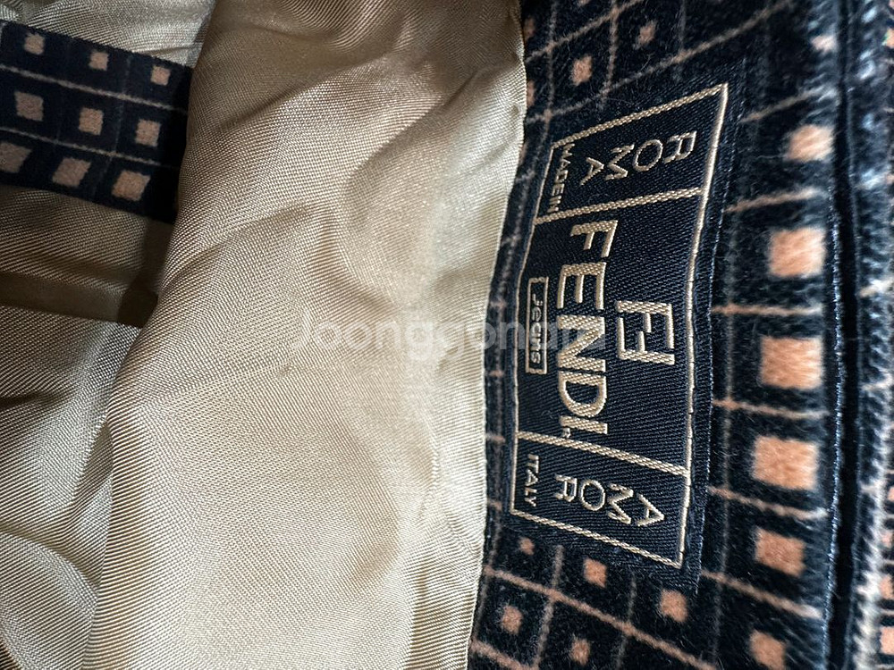 펜디 진스 벨벳패턴 스커트 (26)--5