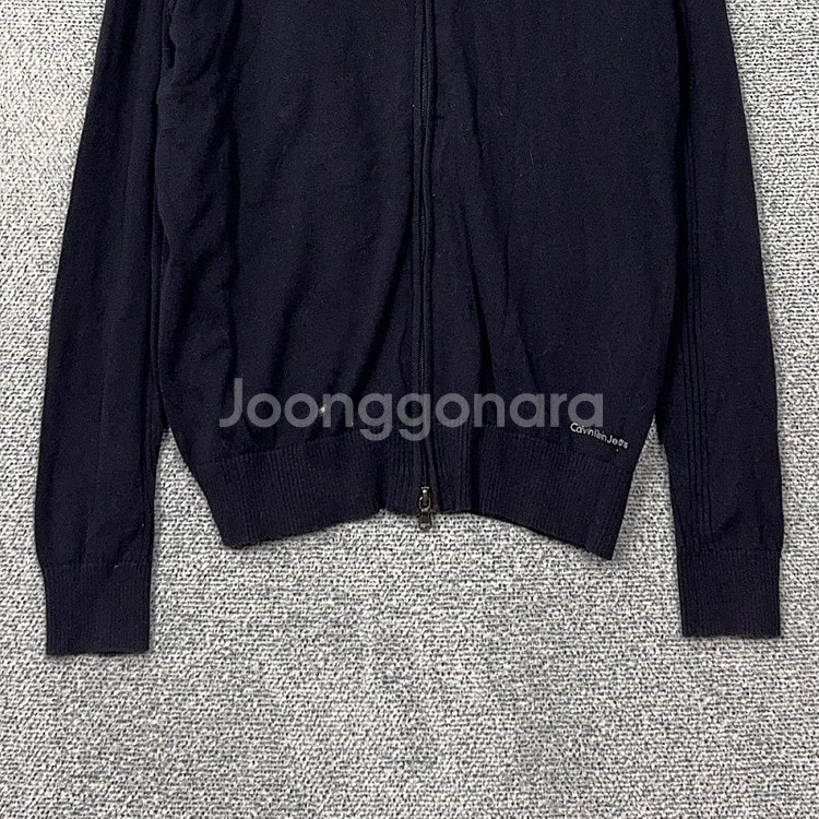 캘빈클라인 네이비 캐주얼 코튼 니트 집업 XL--3
