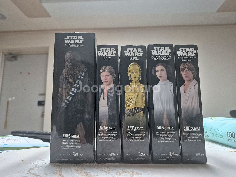 반다이 SHF 스타워즈 에피소드 4~5세트--0