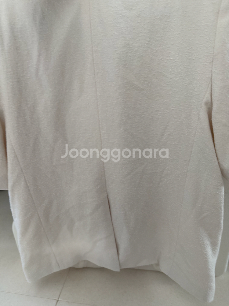 아이보리 반팔자켓(새상품)--1