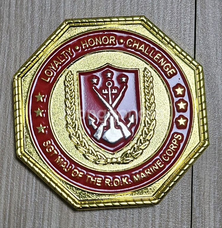 해병대 주임원사코인(팔각) 군대 부대--1