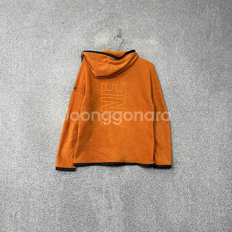 아디다스 오렌지 캐주얼 플리스 후리스 후드집업 M--1