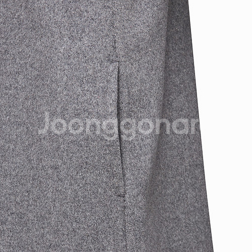 (새상품)티아이포맨 그레이 울캐시미어 코트 105--3