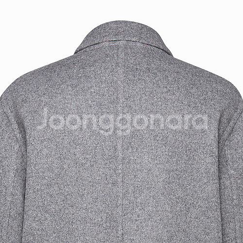 (새상품)티아이포맨 그레이 울캐시미어 코트 105--5