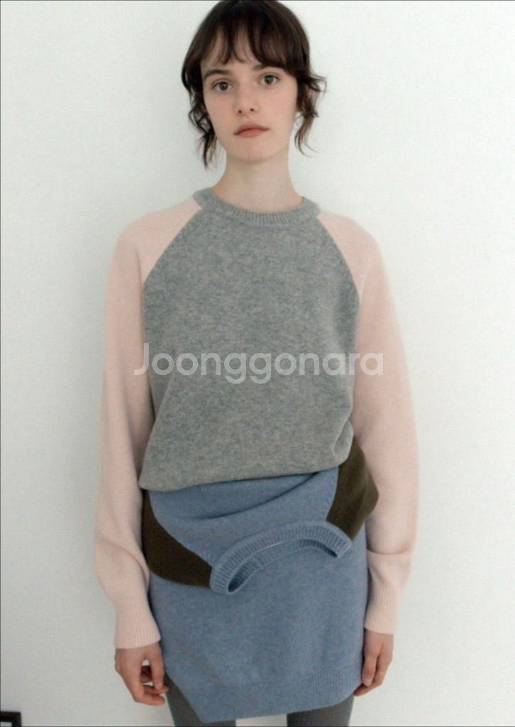 문달 Ted 테드 레글런 니트 - 핑크--2