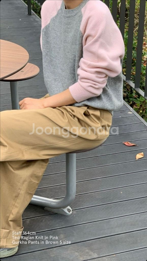 문달 Ted 테드 레글런 니트 - 핑크--3