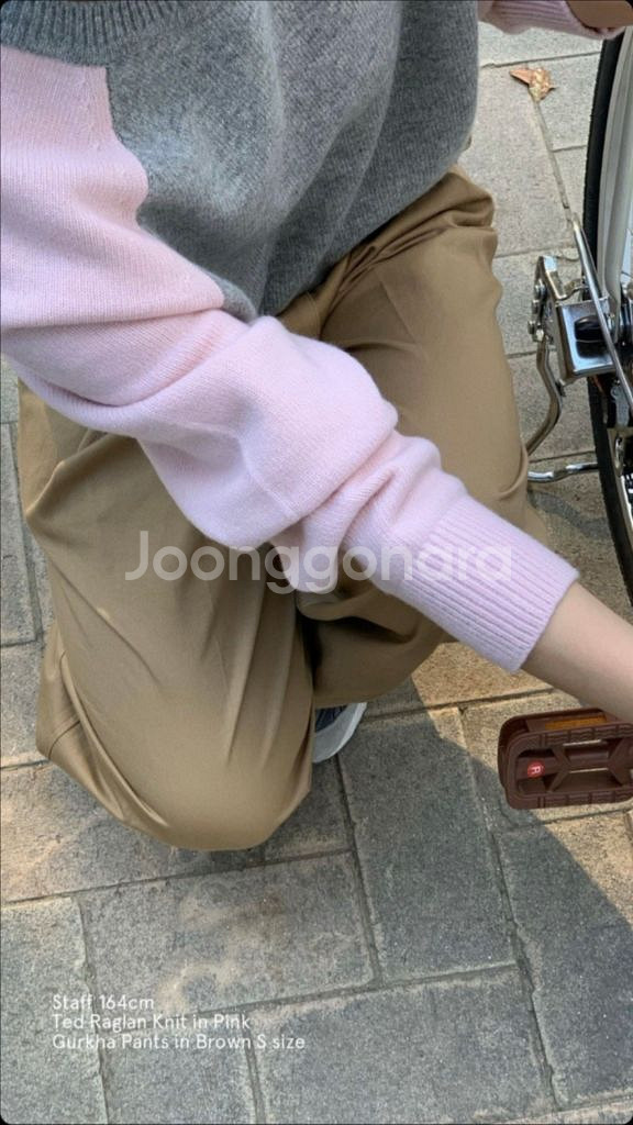 문달 Ted 테드 레글런 니트 - 핑크--5