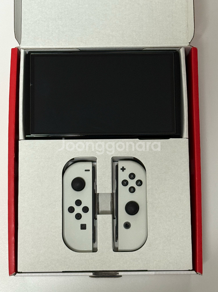 닌텐도 스위치 OLED 화이트 풀박스--3